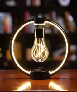 NEW Magnetic Levitating Bulb Retro Atmosphere Lamp RGB LED Night Light Eye Protection USB Lamp for Bedroom Home Room Decor Gift