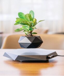 Levitating Air Bonsai Pot Rotation Flower Pot Planters Magnetic Suspension Floating Pot Potted Plant Home Without plants