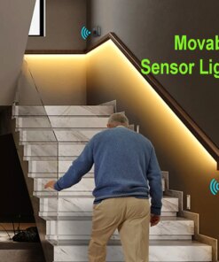 10m 5m Wall Lights Indoor Cob LED PIR Sensor Lamp Hallway Stairs Lighting lampara de pared DC24V Mobile Motion Sensor Wall Lamps