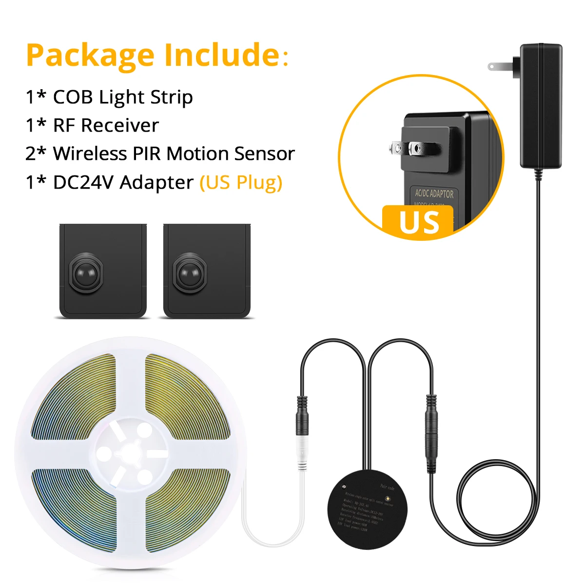 2 Sensors US Plug
