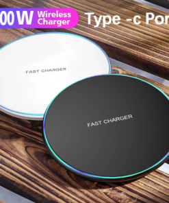 100W Fast Wireless Charger Pad for iPhone 15 14 13 12 11 Pro Max Samsung Galaxy S24 S23 S22 S20 Xiaomi Wireless Charging Station