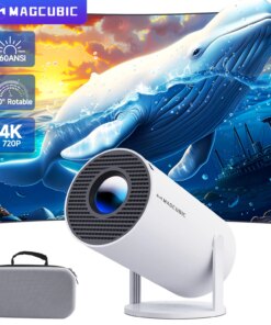 Magcubic HY300 Pro Projector 4K Android 11 1280*720P Dual Wifi 260ANSI BT5.0 Dual Wifi6 LED Video Home Theater Cinema Portable