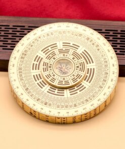 Chinese Tai Chi Brass Hand Spinner Fidget Fingertip Gyro With Compass EDC Gadgets ADHD Anxiety Stress Relief Decompression Toy