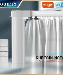 Smart Curtains Electric Automatic Curtain Drive Rod Motor System Tuya Wifi Support Alice Google Assist