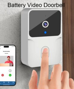 Tuya Wireless Video Doorbell Camera WIFI Night Vision Smart Home Security Outdoor HD Door Bell Two Way Intercom Voice Change