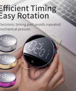 Magnetic Kitchen Timer Digital Timer Kitchen Shower Study Stopwatch LED Counter Alarm Remind Manual Electronic Countdown