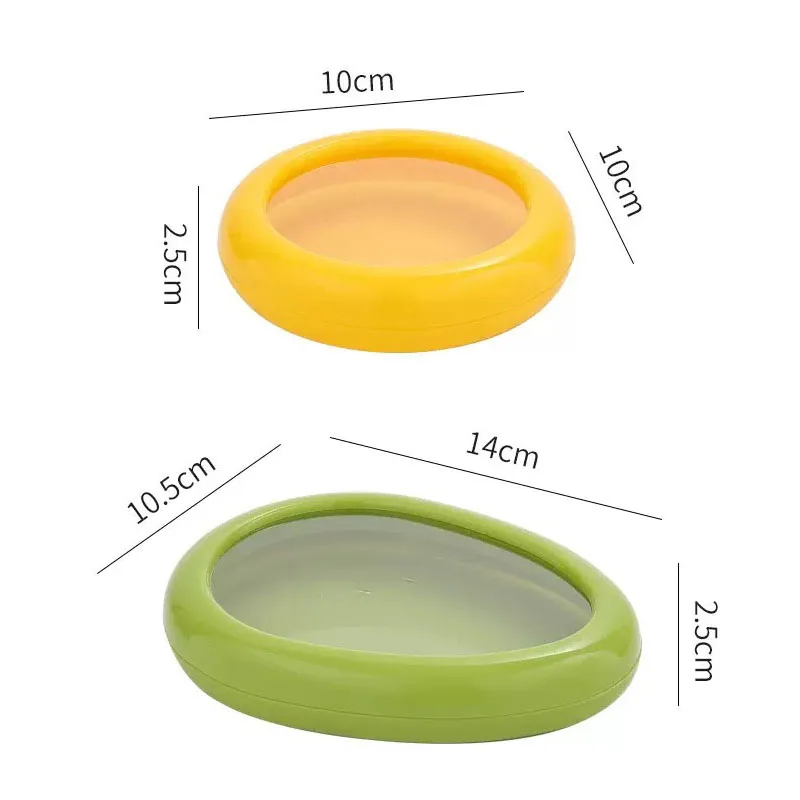 2pcs-Yellow Green