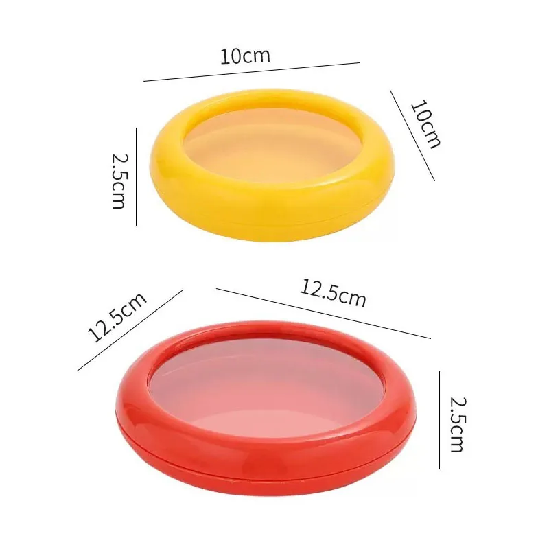 2pcs-Yellow Red