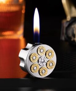 Metal Revolver Lighter